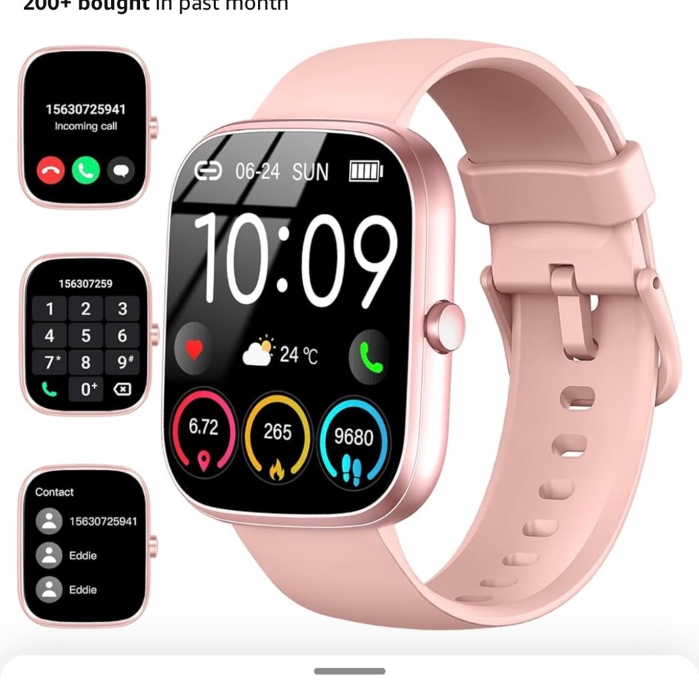 Pink Smart Watch
